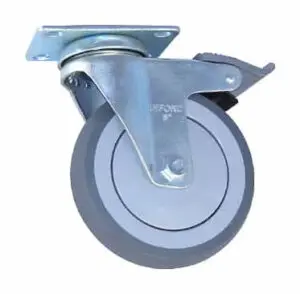 Rear Swivel Caster Wheel w/ Brake, for Optima DMF/EST