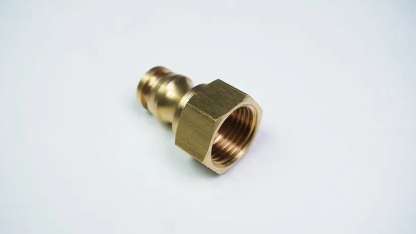 Direct-Feed Quick-Connect Hose Plug, Brass