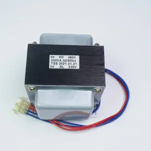 480-to-230 volt Transformer, 50/60Hz 250VA single phase 2-pole