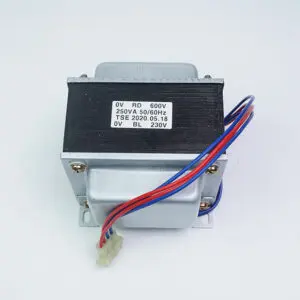 600-to-230 volt Transformer, 50/60Hz 250VA single phase 2-pole