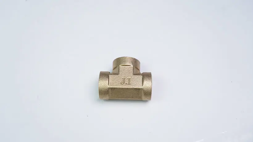 Tee-Nipple 1/4" PT female, Brass (00-70785)