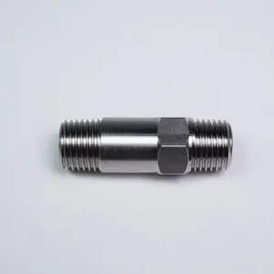 Coupler Nipple 1/4" PT male 4.2cm, Stainless Steel (00-70823)