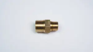 Nipple 3/8" PF male to 1/4" PT male, Brass (00-70829)