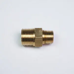 Nipple 3/8" PF male to 1/4" PT male, Brass (00-70829)