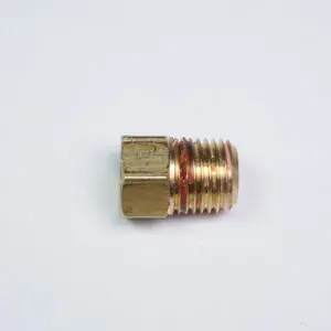 Ring Nipple 1/4" PT male to M8, Brass (00-70839)