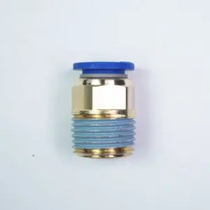 1/2" PT male to 12mm Tubing Quick-Connect (One-Touch) Nipple (00-71256)