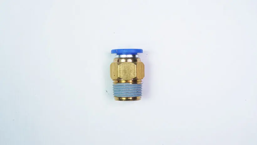 3/8" PT male to 10mm Tubing Quick-Connect (One-Touch) Nipple (00-71264)