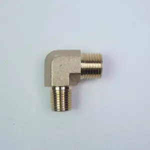 Bite Connector Elbow 10x1/4" male, Brass