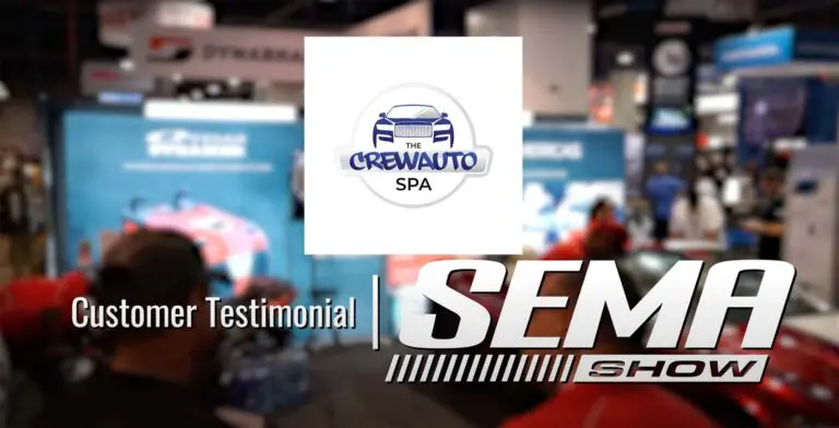 Optima steamer customer testimonial from crew auto spa at SEMA Show