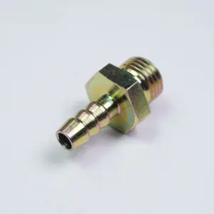 Hose fitting 1/4M D.5-7.5