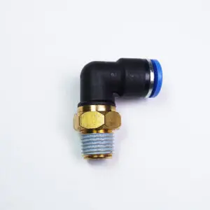 One-Touch Nipple PL10 - 1/4M to 16 mm tubing, elbow