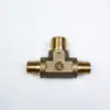 Tee Nipple PT1/4M - PF3/8M - PT1/4M [brass]