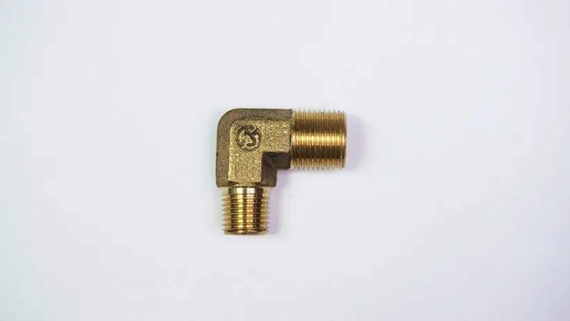 Elbow Nipple PT1/4M-PF3/8M [brass]