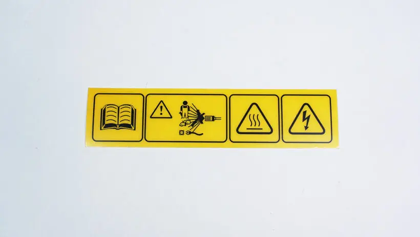 00-70904 Attention sticker
