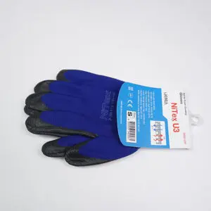 Rubber-Coated Work Gloves - Medium