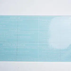 Start Up/Shut Down Instruction Sticker, SE-II