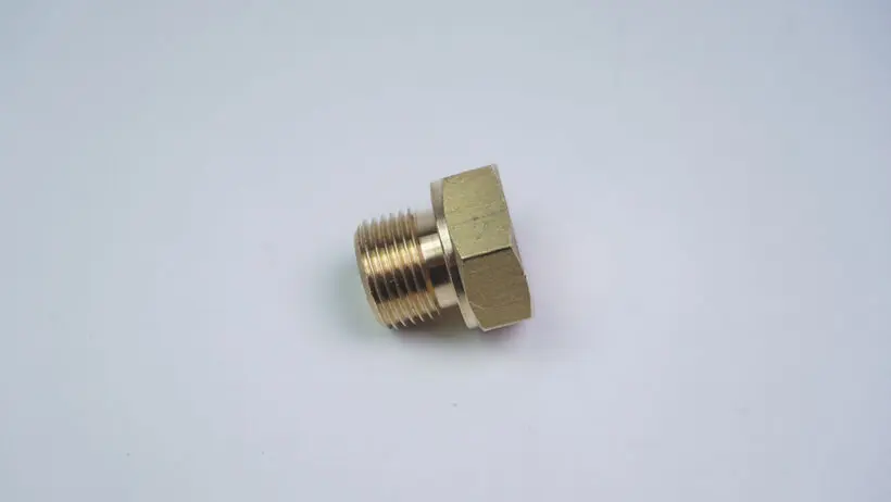 Tank Drain Plug for XEm/XDm, PF3/8 in [brass] - PLUG ONLY.
