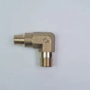 Bite Connector Long Elbow 10x1/4M [brass]