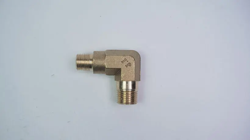 Bite Connector Long Elbow 10x1/4M [brass]