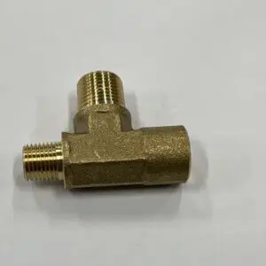 22-20113 Tee Nipple M8 - PT3/8M - PT1/4M