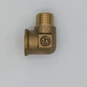 Bite connector elbow 10xPT3/8F [brass]