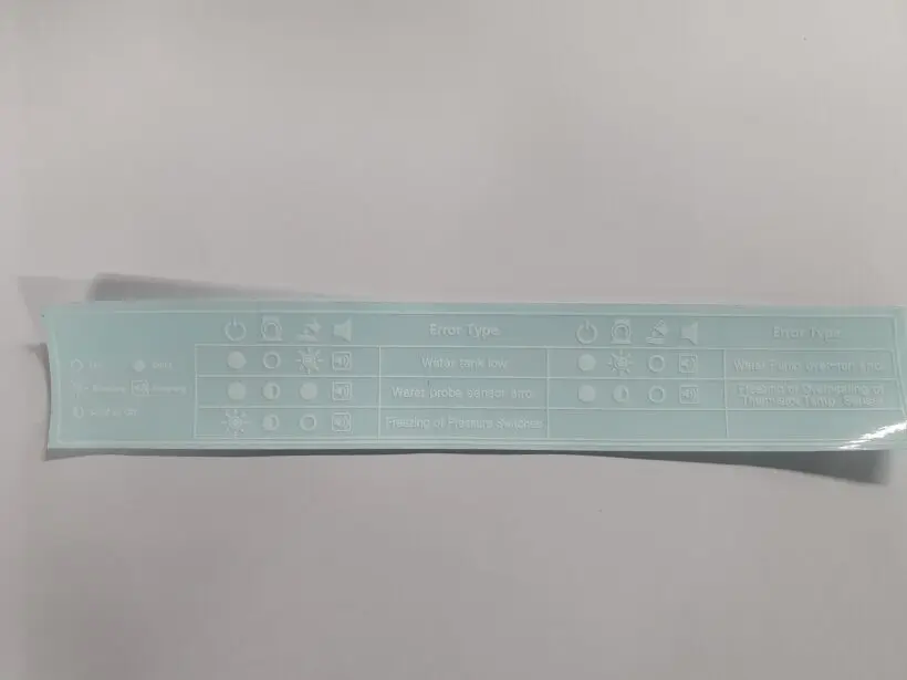 Error Sticker, Electric Model for Export