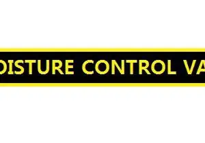 Moisture control valve sticker