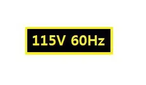 115V 60Hz sticker