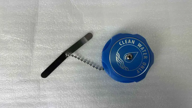 80-05100 Water Tank Cap, XD/XE (blue)