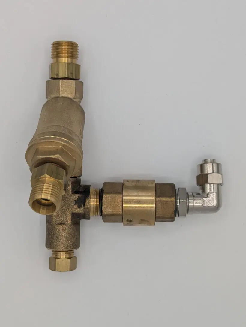 Y-Strainer + Non-Return Valve Assembly, XD/XE