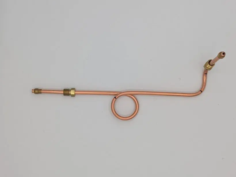 Pressure Gauge Line, XDm [D.4 L.335, copper pipe]