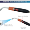 Adjustable Output Steam Sprayer w/ Angled Precision Nozzle - 3.5 mm