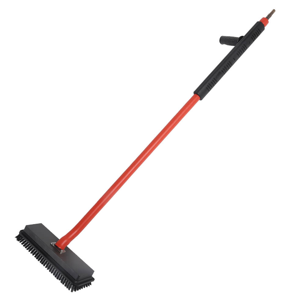 Floor Scrub Brush with Long Handle 59, Heavy Duty Stiff Bristle