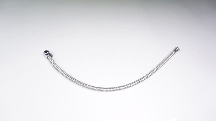 Omega Softener Connector Hose, Braided Stainless Steel