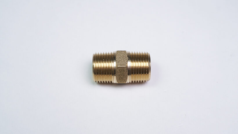 Nipple 3/8" PT male, Brass (00-70830)