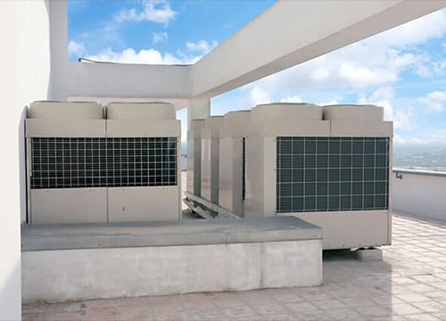 HVAC units on a roof
