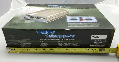 Inverter 1000W, 12v-115V 60Hz